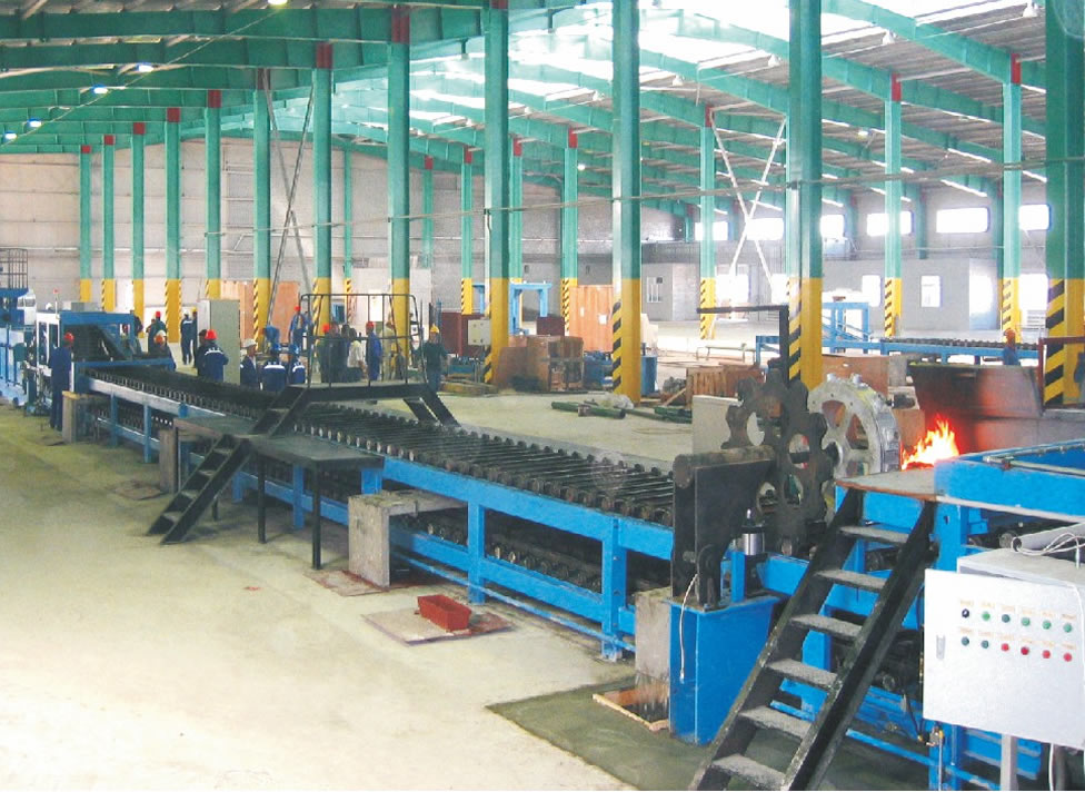 22t/h continuous casting production line of aluminium ingots